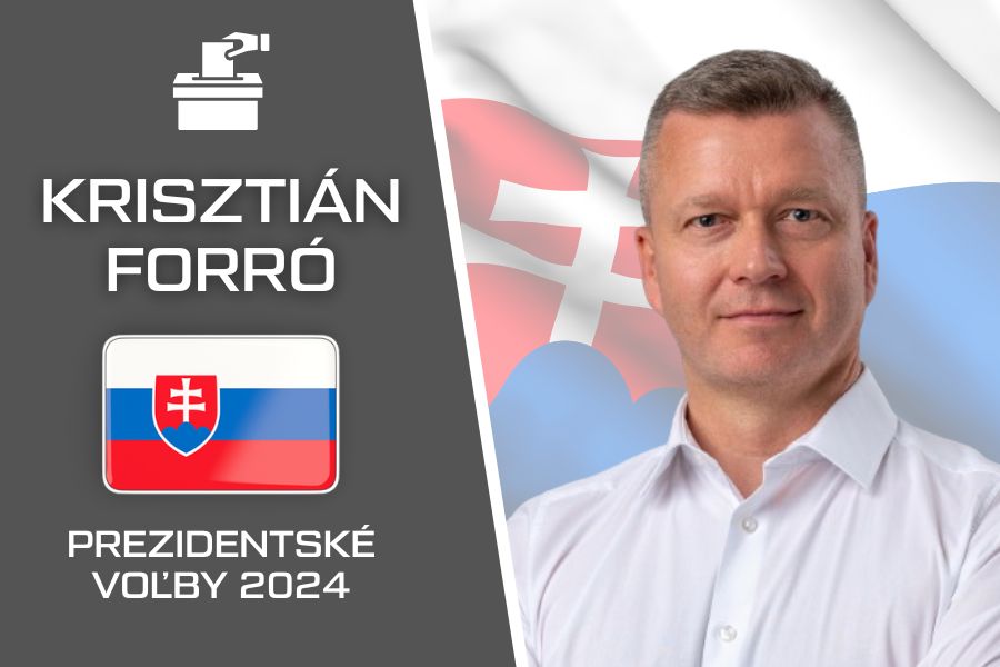 Krisztián Forró kandidát na prezidenta SR