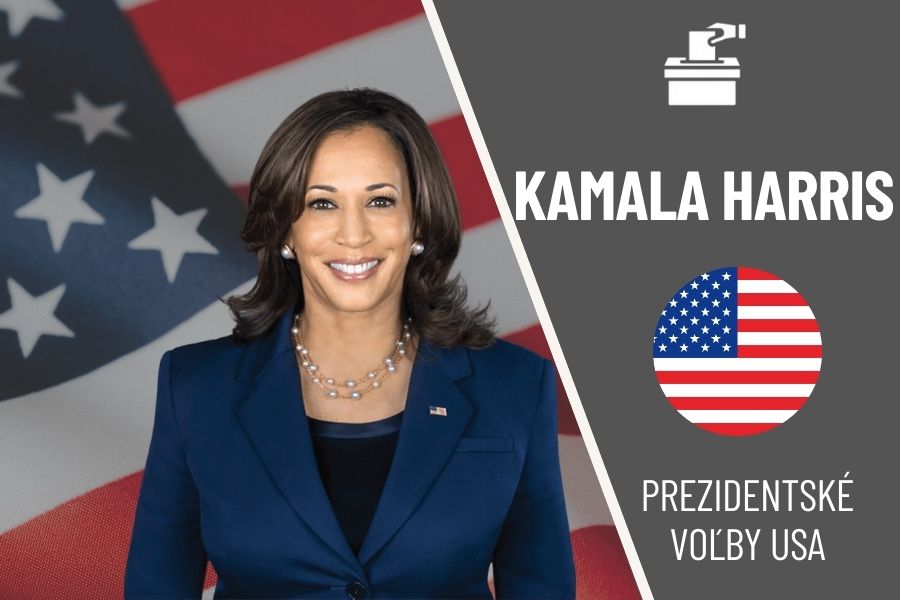 Kandidát na prezidenta USA Kamala Harris
