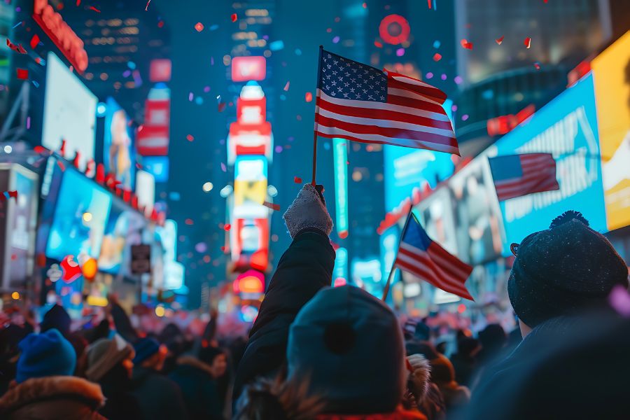 Donald Trump vo vláde - prvé kroky prezidenta USA 3 Americkí občania protest