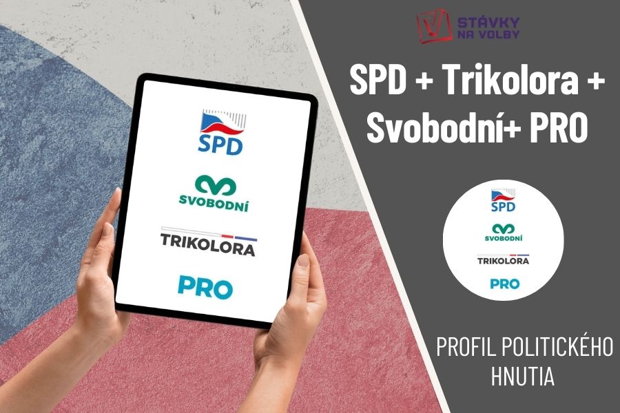 SPD + Trikolora + Svobodní+ PRO - voľby